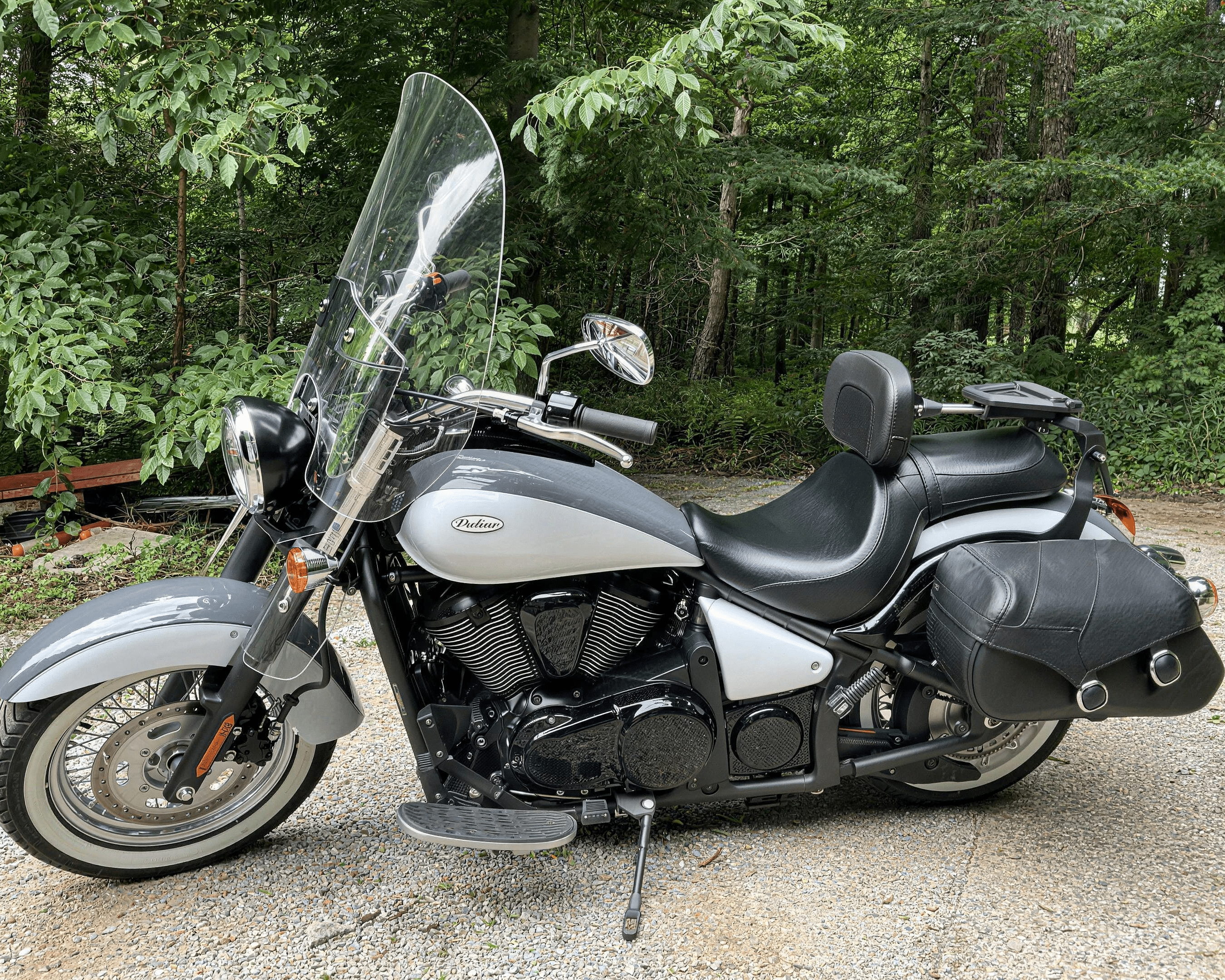 2006 - 2026 Kawasaki Vulcan 900 Matte Black Multi - Function Adjustable Foldable Backrest - Mofun - 90302166