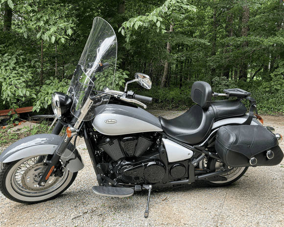 2006 - 2026 Kawasaki Vulcan 900 Matte Black Multi - Function Adjustable Foldable Backrest - Mofun - 90302166