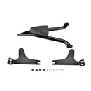 2007 - 2017 Harley Fat Boy FLSTF Softail Standard Quick Detachable Black Passenger Backrest Sissy Bar - Mofun - 90302131