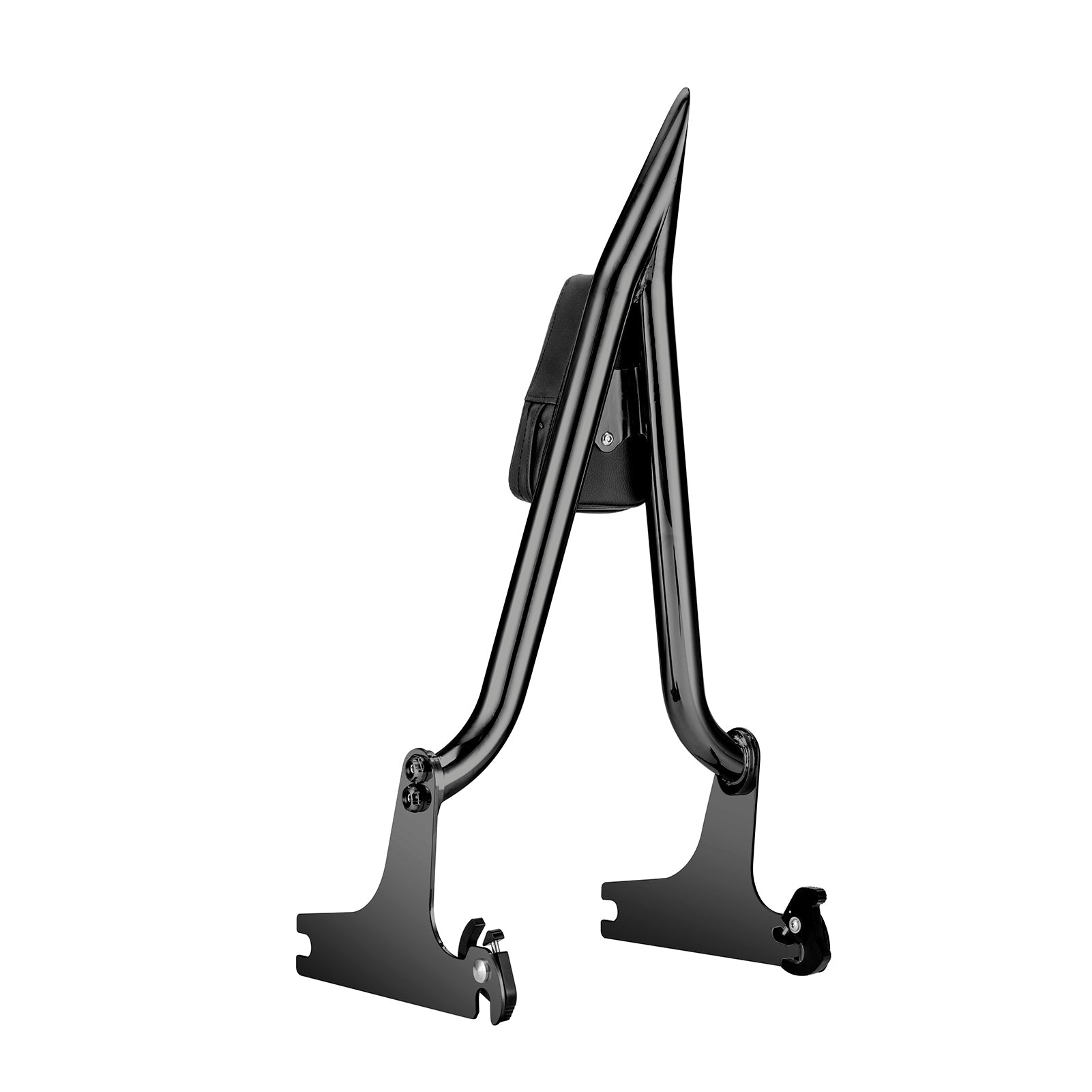 2007 - 2017 Harley Fat Boy FLSTF Softail Standard Quick Detachable Black Passenger Backrest Sissy Bar - Mofun - 90302131