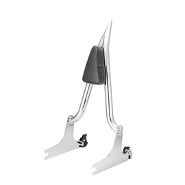 2007 - 2017 Harley Softail Fat Boy FLSTF Standard FXST Chrome Solid Steel 24" Passenger Backrest Sissy Bar - Mofun - 90302130