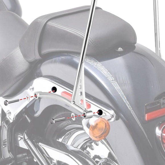 2007 - 2017 Harley Softail Fat Boy Softail Standard Metal Solid Steel 31" Passenger Backrest Sissy bar - Mofun - 90302132