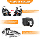 2007 - 2017 Harley Softail Standard/Custom/Fat Boy Steel & Aluminum Multi - Purpose Adjustable Backrest - Mofun - 90302151