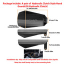 2007 - 2025 Harley Touring Softail Sportster Dyna Carbon Fiber Hydraulic Clutch Coffin Cut Hand Guards - Mofun - 90113002