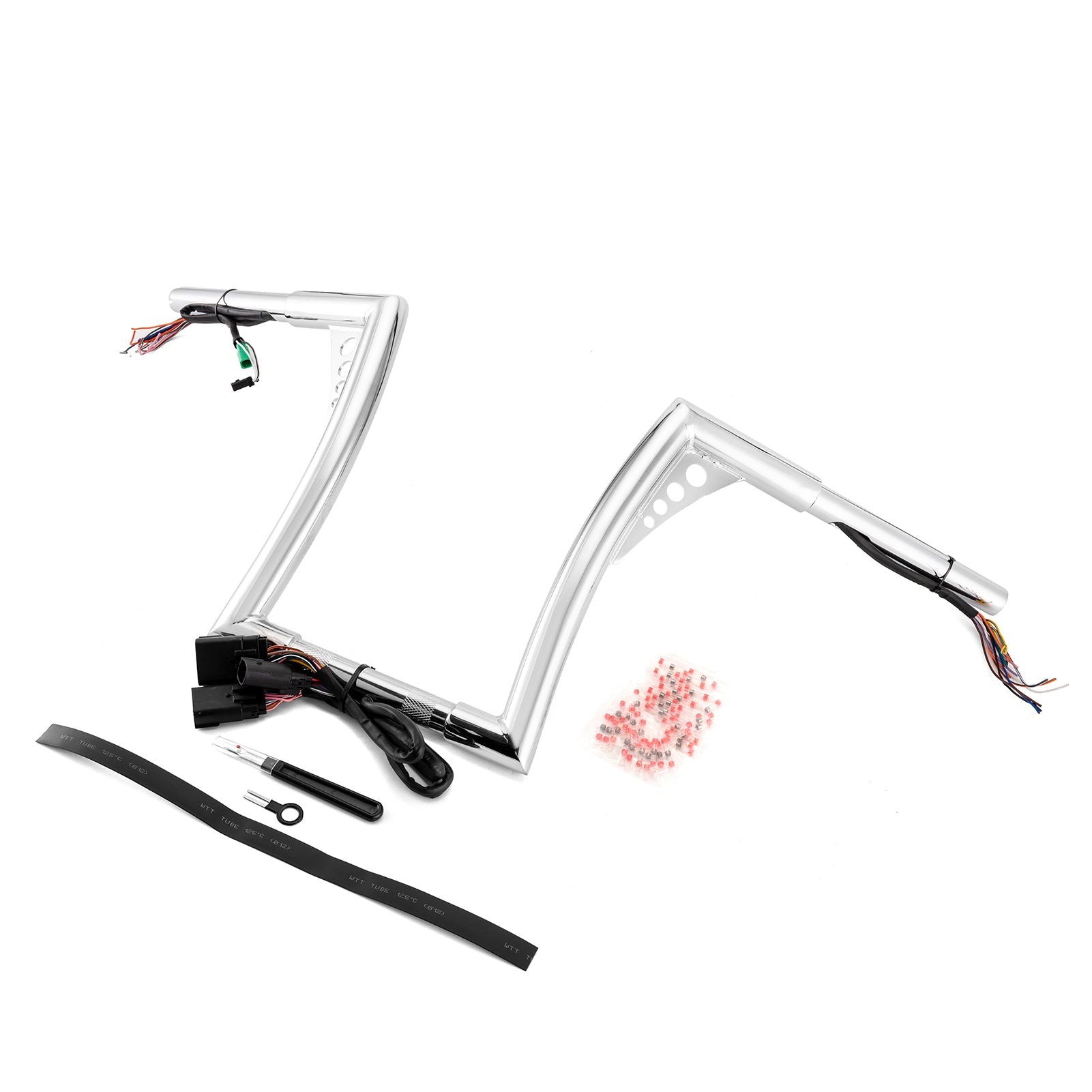 2008 - 2013 Harley Road Glide Ape Hangers Handlebar | Pre - wired Plug & Play - Mofun - 90101501