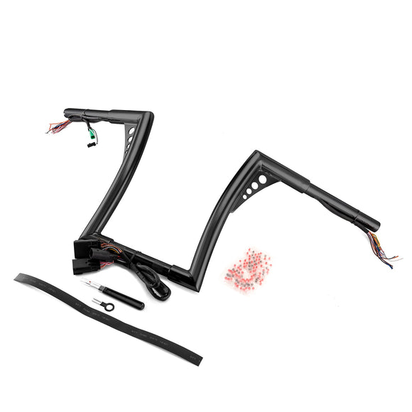2008 - 2013 Harley Road Glide Ape Hangers Handlebar | Pre - wired Plug & Play - Mofun - 90101502