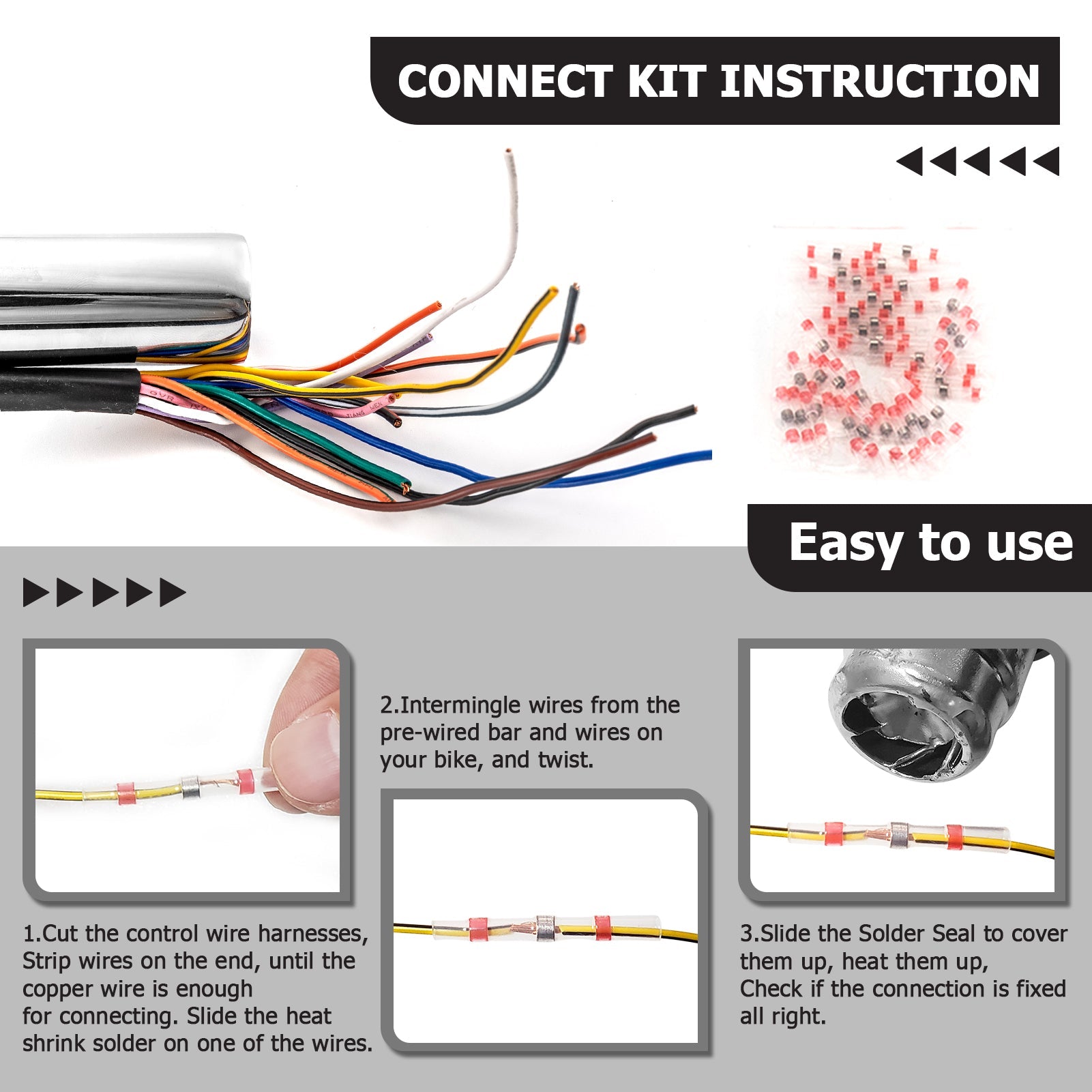 2008 - 2013 Harley Road Glide Ape Hangers Handlebar | Pre - wired Plug & Play - Mofun - 90101501