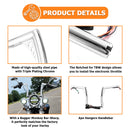 2008 - 2013 Harley Road Glide Ape Hangers Handlebar | Pre - wired Plug & Play - Mofun - 90101501