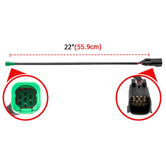 2008 - 2013 Harley Road Glide Electra Glide 22" Plug & Play Electronic Throttle Control Single Wiring Harness - Mofun - 90107030