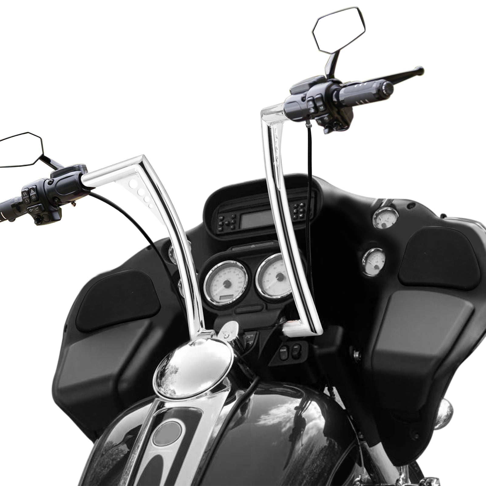 2008 - 2013 Harley Road Glide PRE - WIRED APE Hanger Bar - Flat Handlebar - Mofun - 90101503