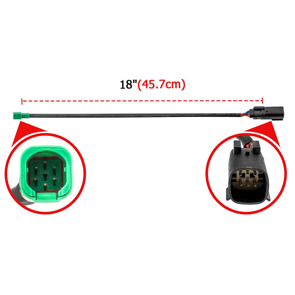 2008 - 2013 Harley Road King Road Glide 18" Plug & Play Electronic Throttle Control Single Wiring Harness - Mofun - 90107029