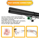 2008 - 2013 Harley Street Glide/Electra Glide/Ultra Limited Black 12" PRE - WIRED Bagger Handlebar - Mofun - 90101512