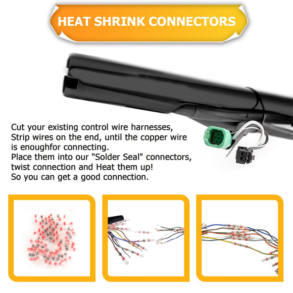 2008 - 2013 Harley Street Glide/Electra Glide/Ultra Limited Black 12" PRE - WIRED Bagger Handlebar - Mofun - 90101512