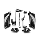 2008 - 2013 Harley Touring Models Motorcycle Brake Shifter Levers Diamond Armor Floorboards Kit - Mofun - 90409004