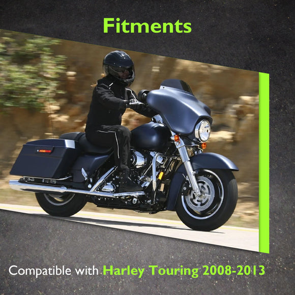 2008 - 2013 Harley Touring Models Motorcycle Brake Shifter Levers Diamond Armor Floorboards Kit - Mofun - 90409004