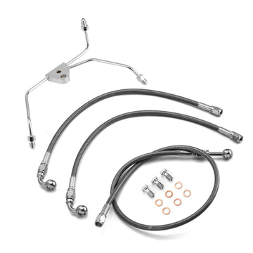 2008 - 2013 Harley Touring Non - ABS Models Extended Length Non - ABS Hydraulic Front Brake Line Kit (for 16" - 18" Handlebar) - Mofun - 90110043