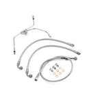 2008 - 2013 Harley Touring Non - ABS Models Extended Length Non - ABS Hydraulic Front Brake Line Kit (for 16" - 18" Handlebar) - Mofun - 90110044