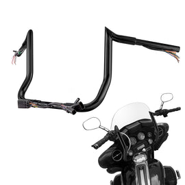 2008 - 2013 Harley Touring Street Glide/Electra Glide/Ultra Limited 10" PRE - WIRED Bagger Monkey Bar - Sharp Handlebar - Mofun - 90101516