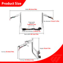 2008 - 2013 Harley Touring Street Glide/Electra Glide/Ultra Limited 10" PRE - WIRED Bagger Monkey Bar - Sharp Handlebar - Mofun - 90101516