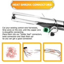 2008 - 2013 Harley Touring Street Glide/Electra Glide/Ultra Limited Pre - Wired 12" Handlebar - Mofun - 90101511