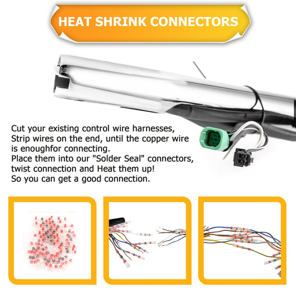 2008 - 2013 Harley Touring Street Glide/Electra Glide/Ultra Limited Pre - Wired 12" Handlebar - Mofun - 90101511