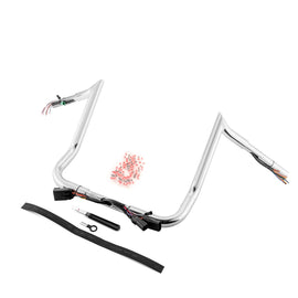 2008 - 2013 Harley Touring Street Glide/Electra Glide/Ultra Limited Pre - Wired 12" Handlebar - Mofun - 90101511