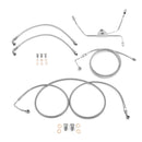 2009 - 2013 Harley Touring ABS Models Extended Upper and Lower Hydraulic ABS Front Brake Line (for 12" - 14" Handlebar ABS) - Mofun - 90109018