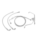 2009 - 2013 Harley Touring Electra Glide/Road King/Road Glide ABS Models Extended Length ABS Hydraulic Front Brake Line Kit - Mofun - 90110082