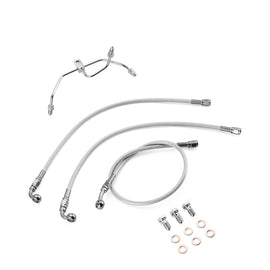 2009 - 2017 Dyna Fat Bob / Low Rider Non - ABS Models Extended Length Non - ABS Hydraulic Front Brake Line Kit (for 12" - 14" Handlebar) - Mofun - 90110282