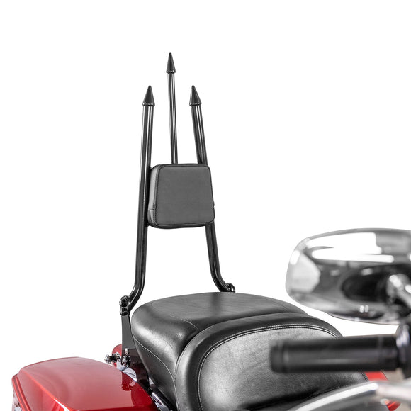2009 - 2024 Harley FLHR FLHX FLHT FLTR 31" Tri Halberd - Shaped Chrome Passenger Backrest Sissy Bar - Mofun - 90302108