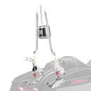 2009 - 2024 Harley FLHR FLHX FLHT FLTR 31" Tri Halberd - Shaped Chrome Passenger Backrest Sissy Bar - Mofun - 90302107