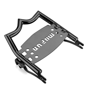 2009 - 2024 Harley Road King Road Glide Chrome Solid Steel Crown Style Luggage Rack - Mofun - 90205093