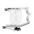 2009 - 2024 Harley Road King Road Glide Chrome Solid Steel Crown Style Luggage Rack - Mofun - 90205092