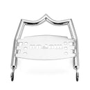 2009 - 2024 Harley Road King Road Glide Chrome Solid Steel Crown Style Luggage Rack - Mofun - 90205093