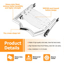 2009 - 2024 Harley Road King Road Glide Chrome Solid Steel Crown Style Luggage Rack - Mofun - 90205092