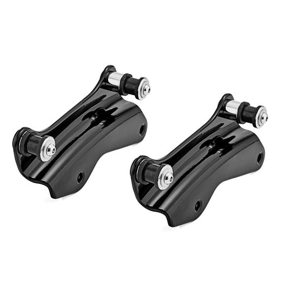 2009 - 2024 Harley Touring FLHX FLHT FLHR FLTR Passenger Backrest Sissy Bar&Luggage Rack&Docking Hardware Kit - Mofun - 90303004+90302098+90205091