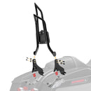 2009 - 2024 Harley Touring Road King FLHR Street Glide FLHX Gloss Black Dual Sharp - Angle 28" Passenger Backrest Sissy Bar - Mofun - 90302106