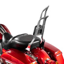 2009 - 2024 Harley Touring Road King FLHR Street Glide FLHX Gloss Black Dual Sharp - Angle 28" Passenger Backrest Sissy Bar - Mofun - 90302105