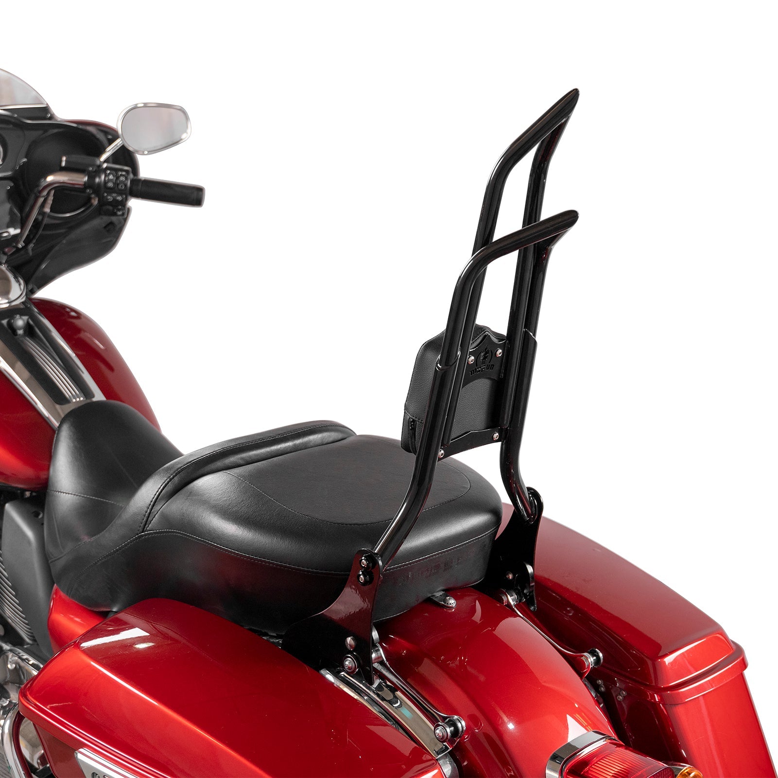 2009 - 2024 Harley Touring Road King Street Glide Dual Sharp - Angle Passenger Backrest Sissy Bar - Mofun - 90302106