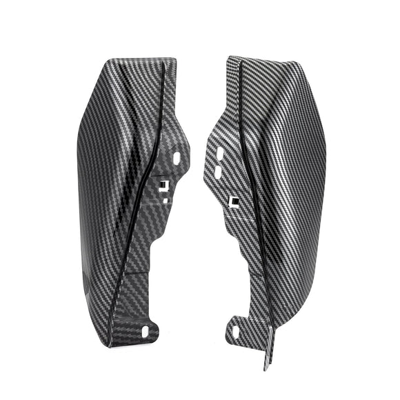 2009 - 2025 Harley Touring & Trike Models Carbon Fiber Pattern Mid Frame Air Deflectors - Mofun - 90211007