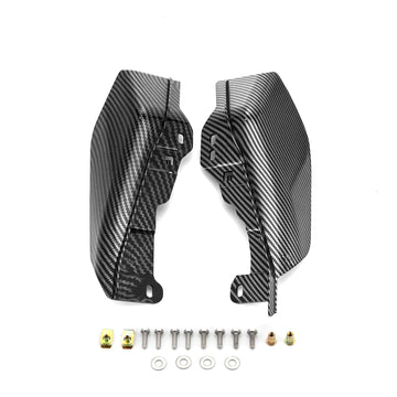 2009 - 2025 Harley Touring & Trike Models Carbon Fiber Pattern Mid Frame Air Deflectors - Mofun - 90211007