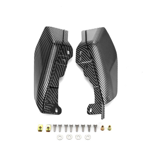2009 - 2025 Harley Touring & Trike Models Carbon Fiber Pattern Mid Frame Air Deflectors - Mofun - 90211007