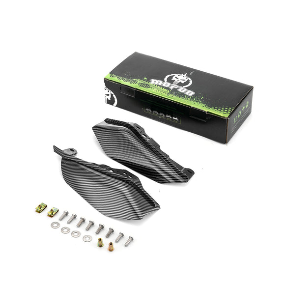 2009 - 2025 Harley Touring & Trike Models Carbon Fiber Pattern Mid Frame Air Deflectors - Mofun - 90211007