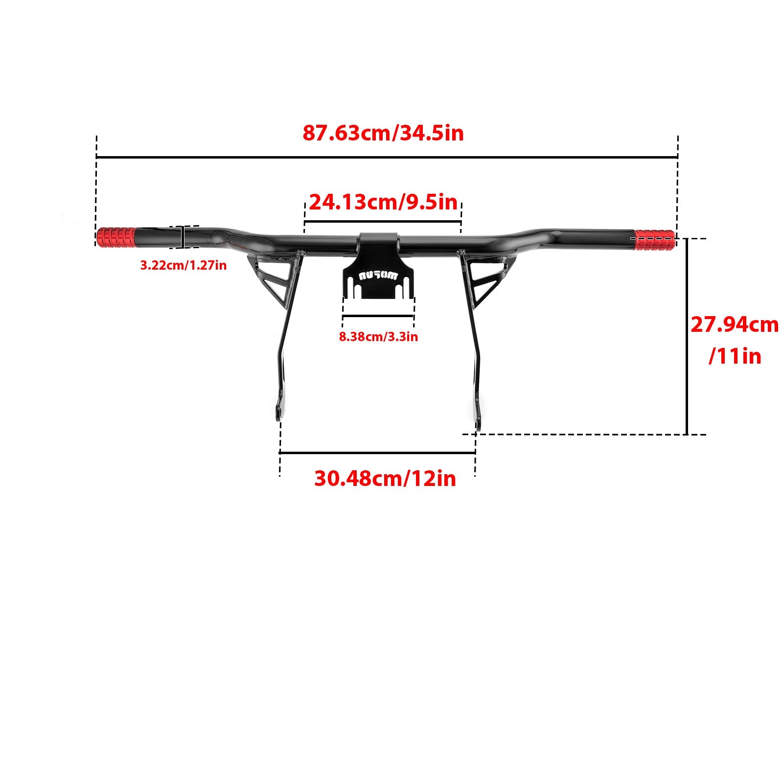 2009 - 2025 Harley Touring without Lower Fairing Medium Front Highway Engine Guard Crash Bar - Mofun - 90201099