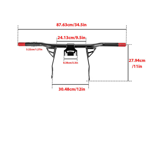 2009 - 2025 Harley Touring without Lower Fairing Medium Front Highway Engine Guard Crash Bar - Mofun - 90201099