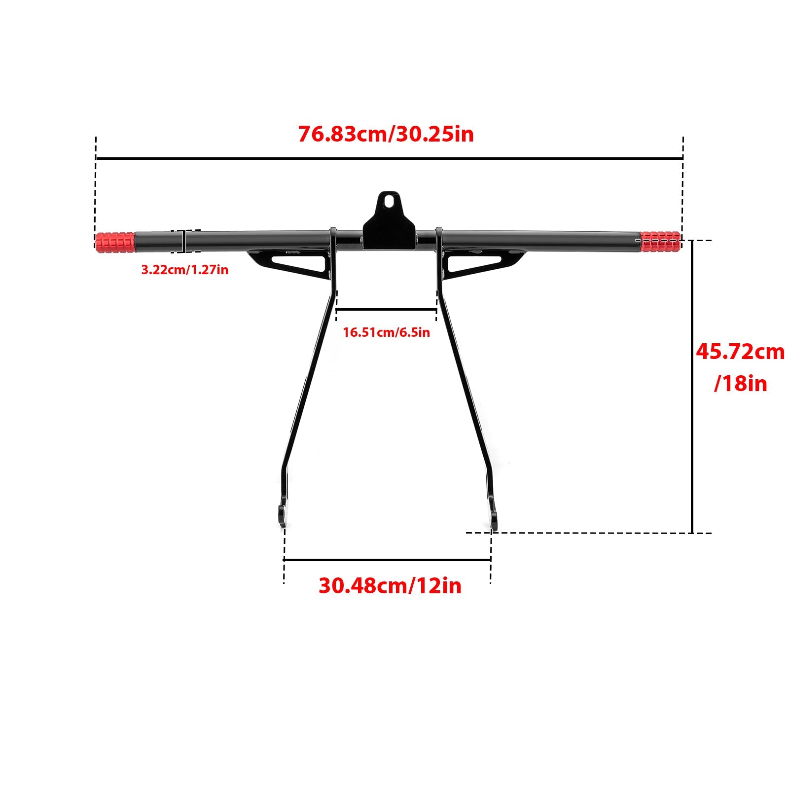 2009 - 2025 Harley Touring without Lower Fairing Steel High Front Highway Engine Guard Crash Bar - Mofun - 90201100