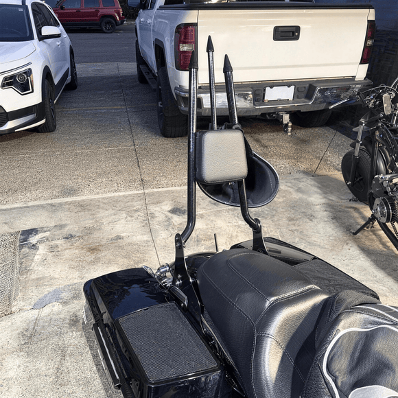 2009 - 2026 Harley Touring 31" Tri Halberd - Shaped Passenger Backrest Sissy Bar - Mofun - 90302108