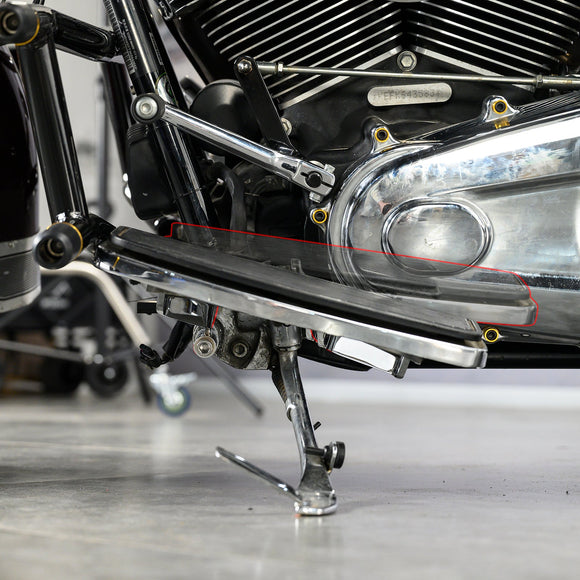 2009 - 2026 Harley Touring FLHT, FLHR, FLTR, FLHX Steel Adjustable Front Driver Floorboard Support Bracket Kit - Mofun - 90404008