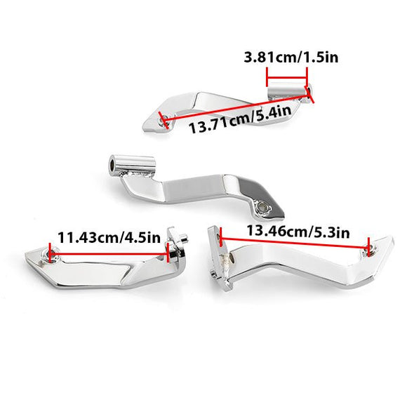 2009 - 2026 Harley Touring FLHT, FLHR, FLTR, FLHX Steel Adjustable Front Driver Floorboard Support Bracket Kit - Mofun - 90404008