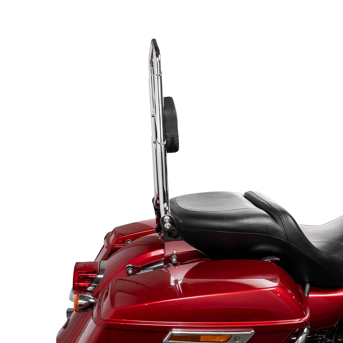 Throne Rails Backrest For 2009+ Harley Touring Road Glide Street Glide Solid Steel Throne Pa ...